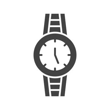 Watch icon vector image. Stock Illustration