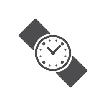 Watch Icon / Watch Icon Object / Watch Icon Picture / Watch Icon Drawing / Wa Stock Illustration