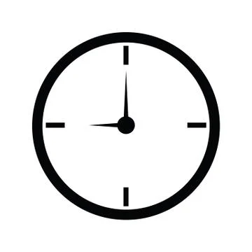 Watch Icons Set Stock Illustration