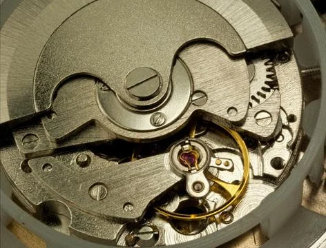 Watch insides Foto stock