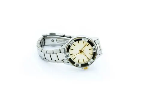 Watch isolated on a white. Stock Photos