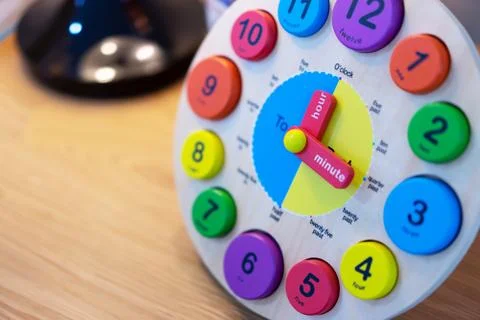 Watch learning equipment for children for learning development Stock Photos