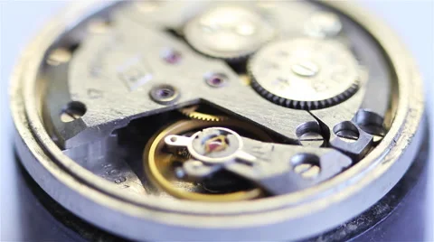 Watch manual mechanical 1 Stock Footage 58818890
