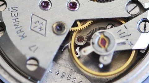 Watch manual mechanical 2 Stock-Footage 58818947