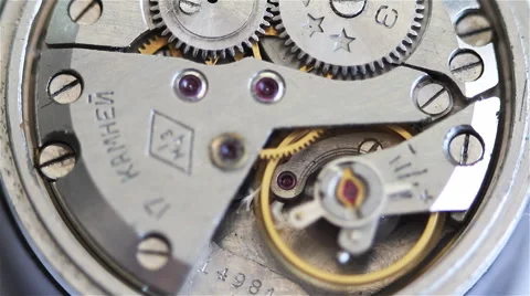 Watch manual mechanical 3 Stock Footage 58818970