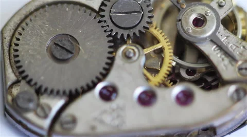 Watch manual mechanical 4 Stock Footage 58818959