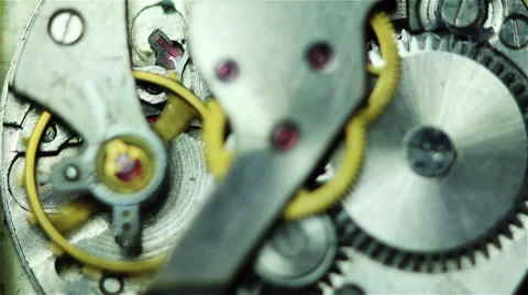 Watch manual mechanical 5 Stock Footage 58818976