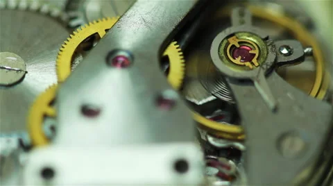 Watch manual mechanical 6 Stock Footage 58819003