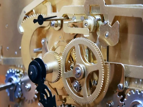 Watch mechanism Stock Footage 78030628