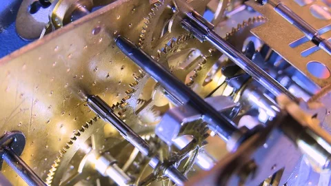 Watch mechanism Stockbeeldmateriaal 124022804