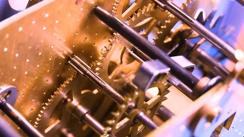 Watch mechanism Video stock 124022901