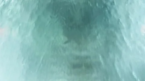 Watch the mesmerizing automatic car wash process from the windshield view Stock-Footage 314363676