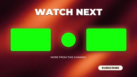 Watch next endscreen ember EN 스톡 동영상 344881853