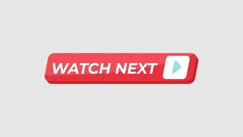Watch next isometric UI button animation Stock Footage 332232452