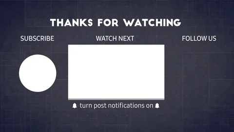 Watch next. Youtube End Screen video template. Stock Footage 112489537