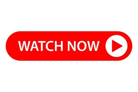 Watch now button icon vector play video button sign Watch now buttons. Play.. Stock Illustration