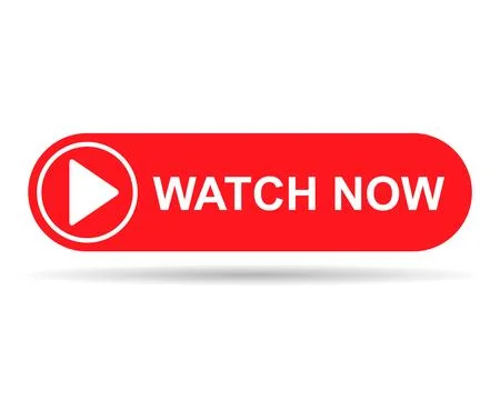 Watch now shadow icon, website online button player symbol, play video vector Stock Illustration