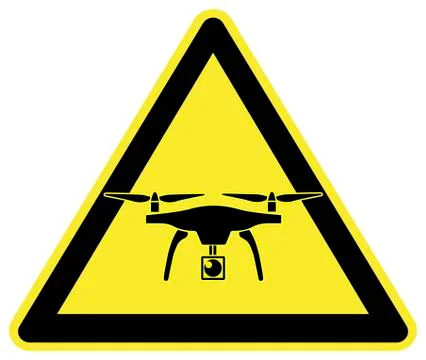Watch out for Drones Stock Illustration