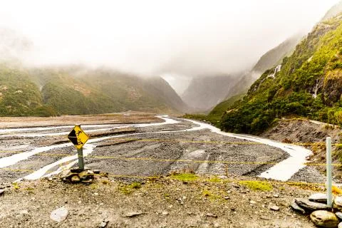 Watch Out For Falling Rocks Stock Photos