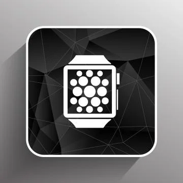 Watch Phone icon vector tablet flat multimedia Stock Illustration