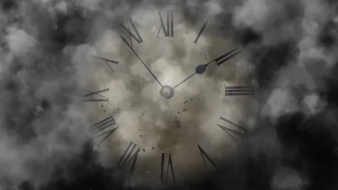 Watch quickly go. Time Lapse Clock. Mystic Time. Video stock 76498067