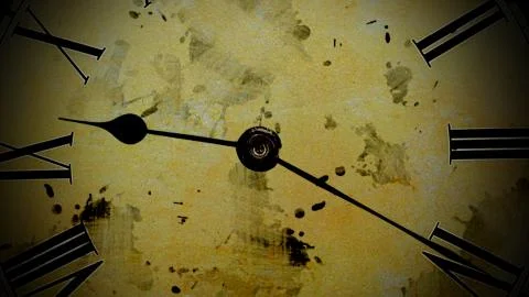 Watch quickly go. Time Lapse Clock. Old watch. Stock Photos