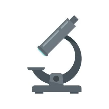Watch repair microscope icon flat isolated vector Stock Illustration
