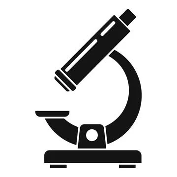 Watch repair microscope icon, simple style Stock Illustration