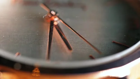 Watch with second hand ticking Stock Footage 313452984
