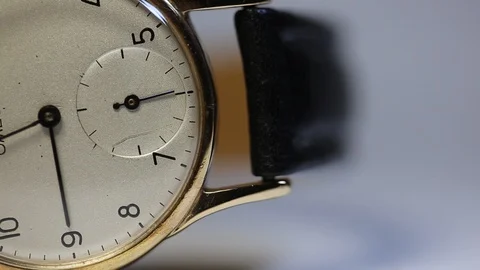 Watch sub second Wristwatch time lapse Stock Footage 98422712