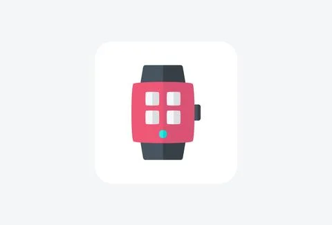 Watch technology fully editable vector icon Stock Illustration