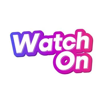 Watch on Text effect design Stock Illustration