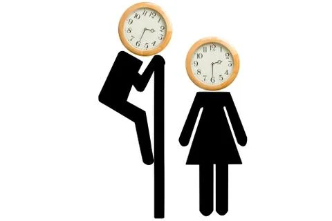 Watch the time Stock Illustration