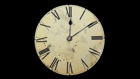 Watch time laps. The clock accelerates Stock-Footage 77044660