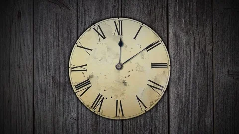 Watch time laps. The clock accelerates. The clock is shaking with speed. Space 動画素材 77072521