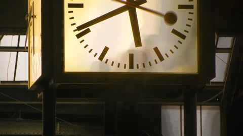 Watch time lapse. clock counting. time passing. motion blur Stock Footage 36212120
