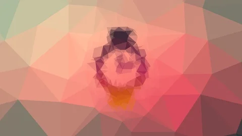 Watch time loading dissolving techno tessellating looping animated polygons Stock Footage 109240280