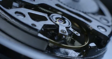 Watch tourbillon macro 库存影片 84634891