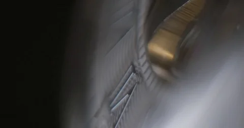 Watch tourbillon rotating macro slowmotion Stock Footage 79859588