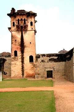 Watch Tower, Hampi Stock Photos
