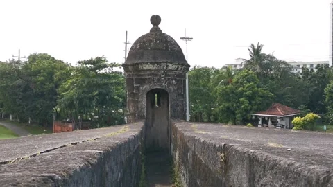 Watch Tower inside Baluarte de San Diego Stock Footage 189292351