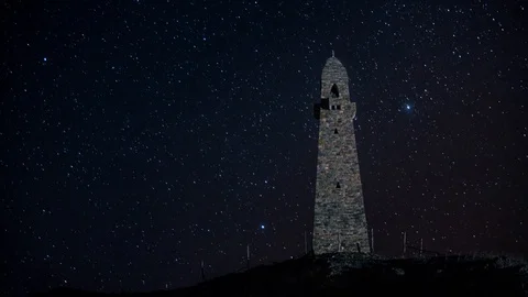 Watch Tower two Stock Footage 130015403