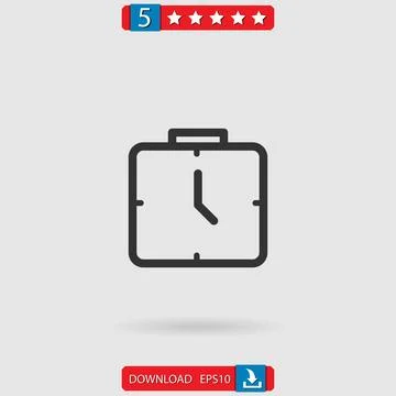 Watch vector icon Stock Illustration