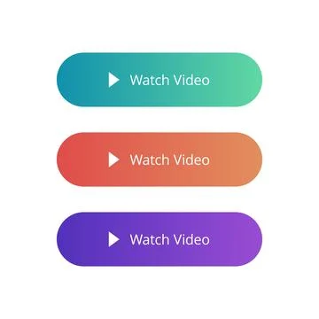Watch video vector buttons Stock Illustration