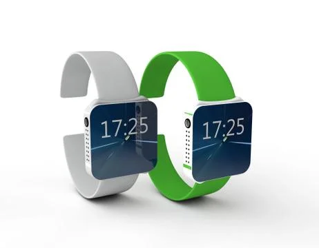 Watch on the white background Stock Illustration