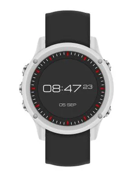 Watch on a white background. Stock Illustration