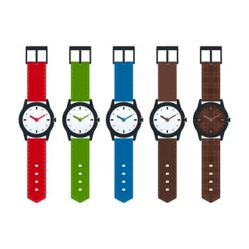 Watches vector collection Stock Illustration