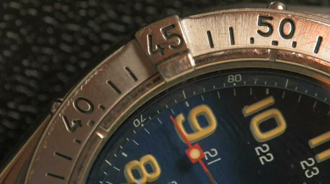 Watchface Macro HD Stock Footage 505415