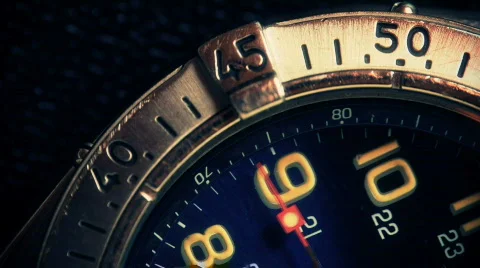 Watchface Macro HD Stock Footage 505438