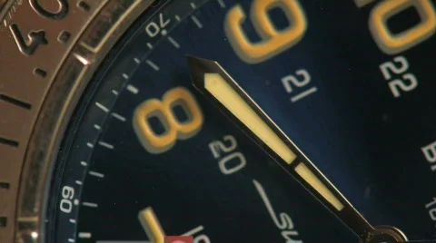 Watchface Macro HD Stock Footage 505593